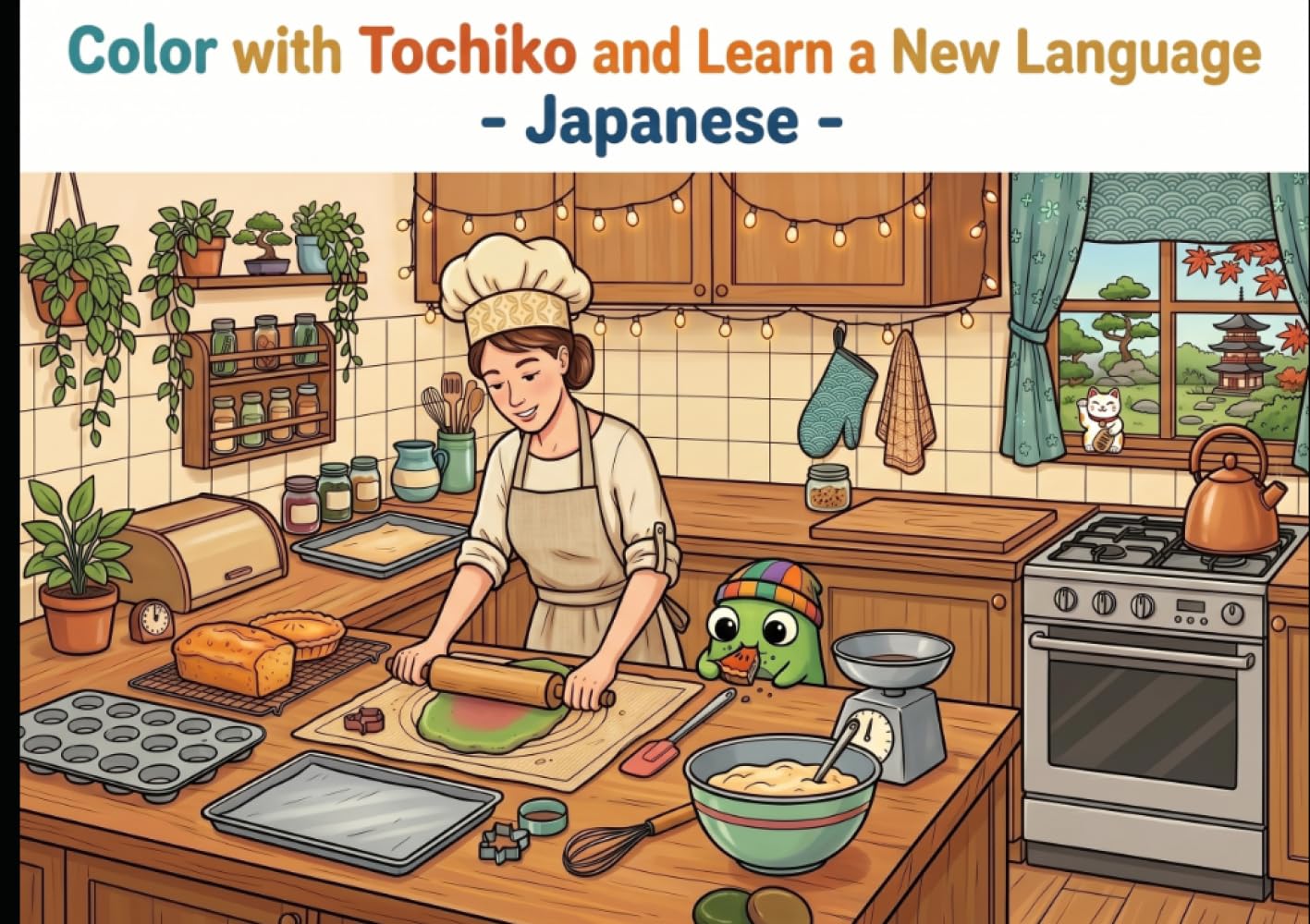 Color with Tochiko and Learn a New Language - Japanese