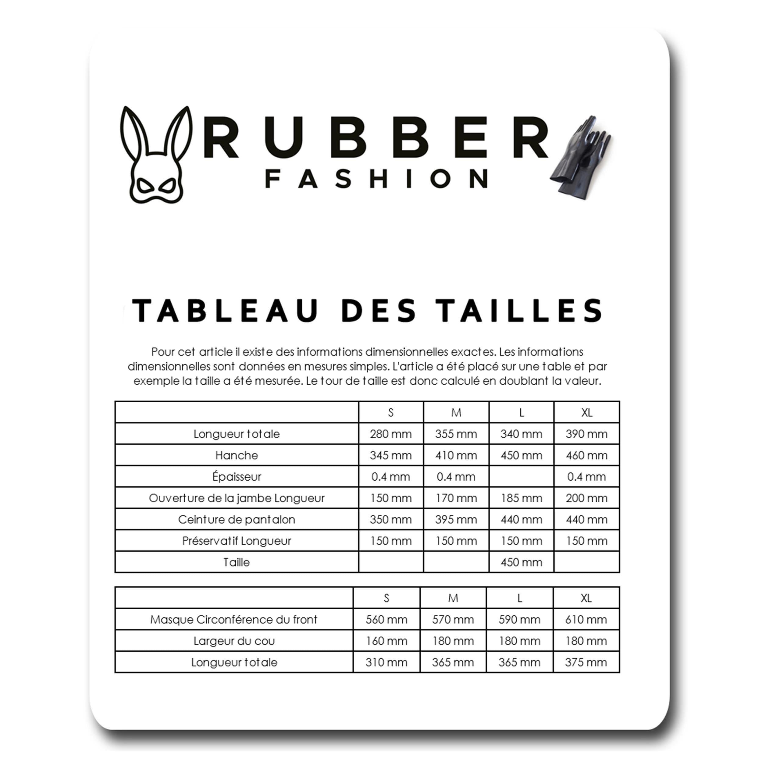 Rubberfashion - Slip en Latex Sexy avec étui pénien et Cagoule en Latex - pour Homme
