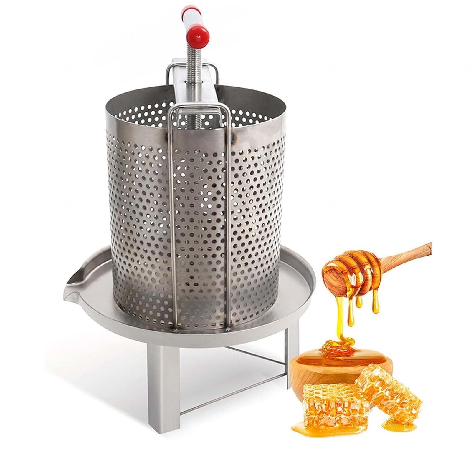 estrattore di miele manuale in acciaio inox pressa manuale per uva manual honey press extractor Attrezzatura apicoltura per Apicoltura Agricoltura Strumento