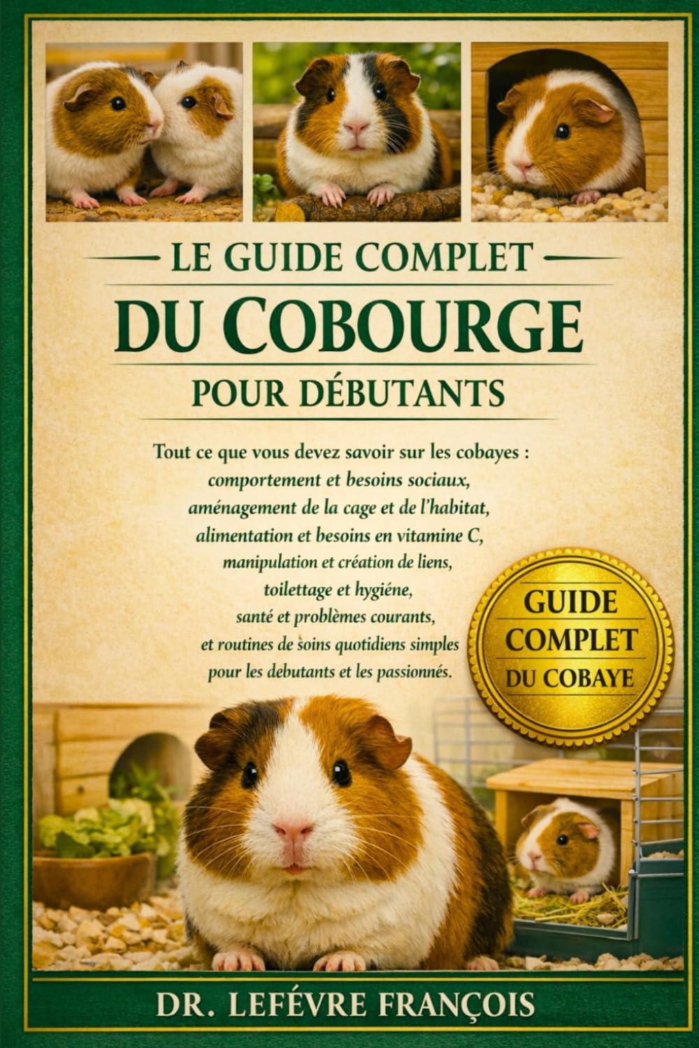 LE GUIDE COMPLET DU COBOURGE POUR DÉBUTANTS: Tout ce que vous devez savoir sur les cobayes : comportement et besoins sociaux, aménagement....et ... simples pour les débutants et les passionnés.