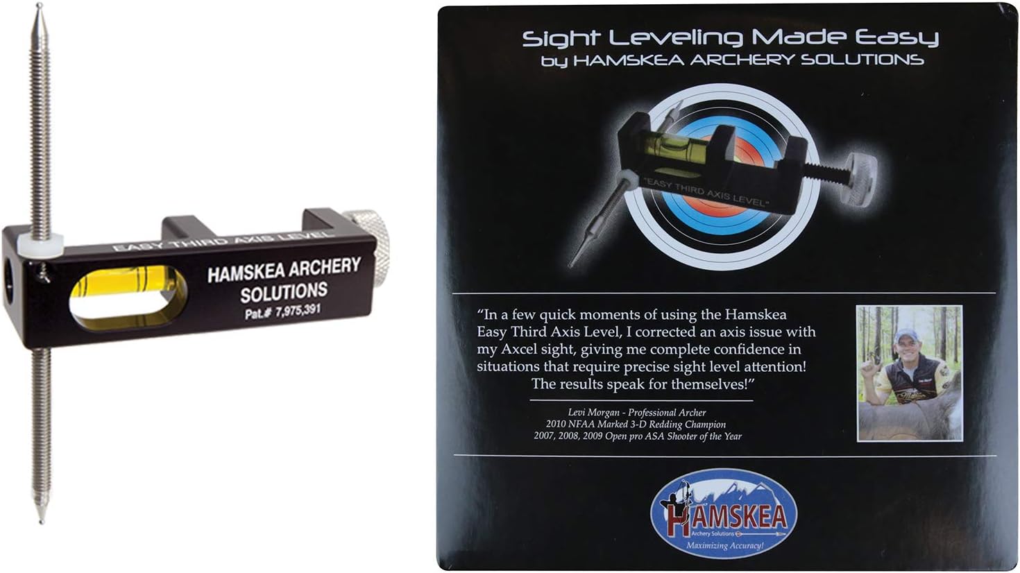 Easy Third Axis Target Hunting Sight Level & Instructional DVD Combo Kit (Optional)