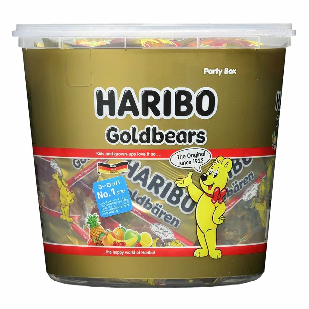 新品 10箱●ハリボーゴールドベア HARIBO Goldbears●1000g Amazon | ハリボー ゴールドベアー ドラム 1000g | HARIBO
