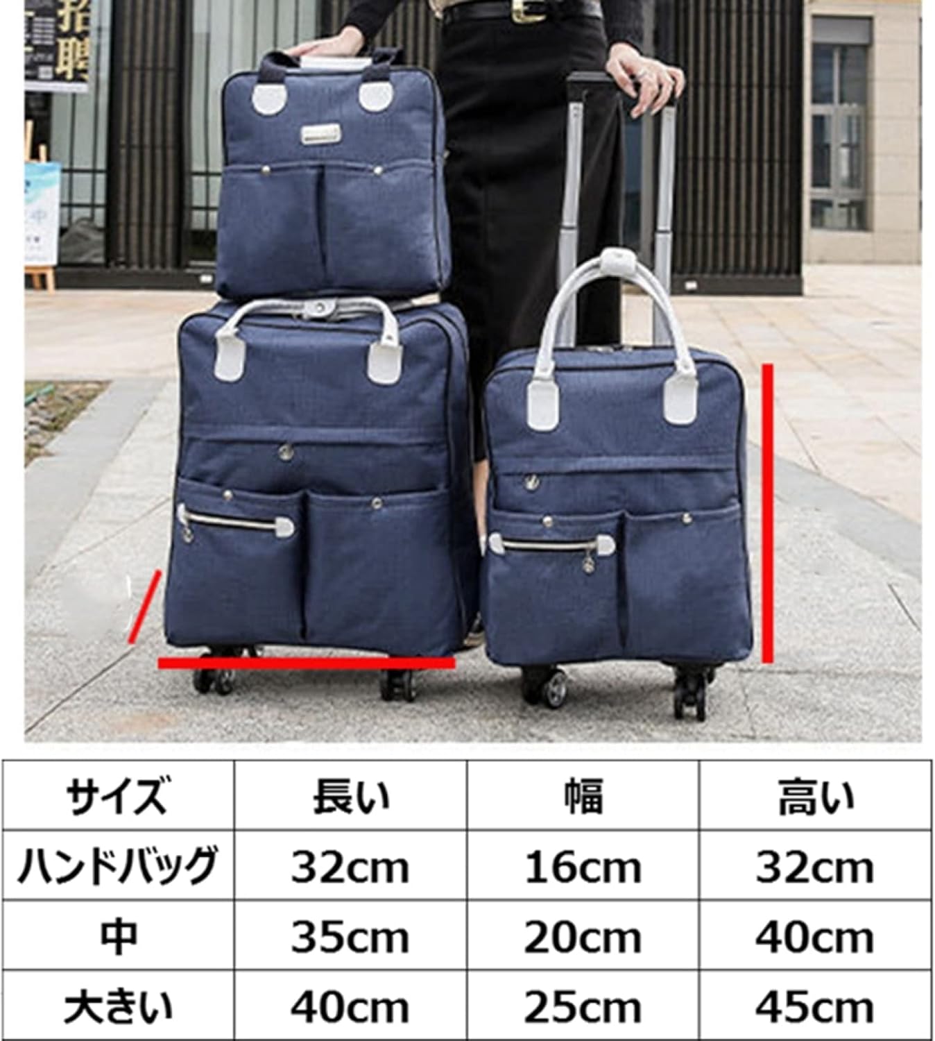 [Cariyier] リュックキャリー 3way キャスターバッグ 35L キャリーバッグ 小型 2~3泊対応 4輪 撥水加工 トロ