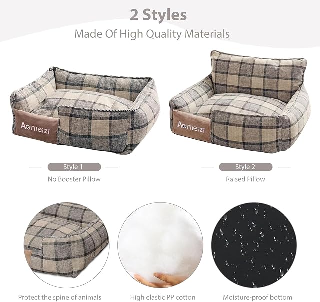 Foto 5 de 6 de PETCUTE Cama Perro Grandes,Camas para Perros con Funda Desenfundable y Lavable,Sofá Camas para Mascotas…