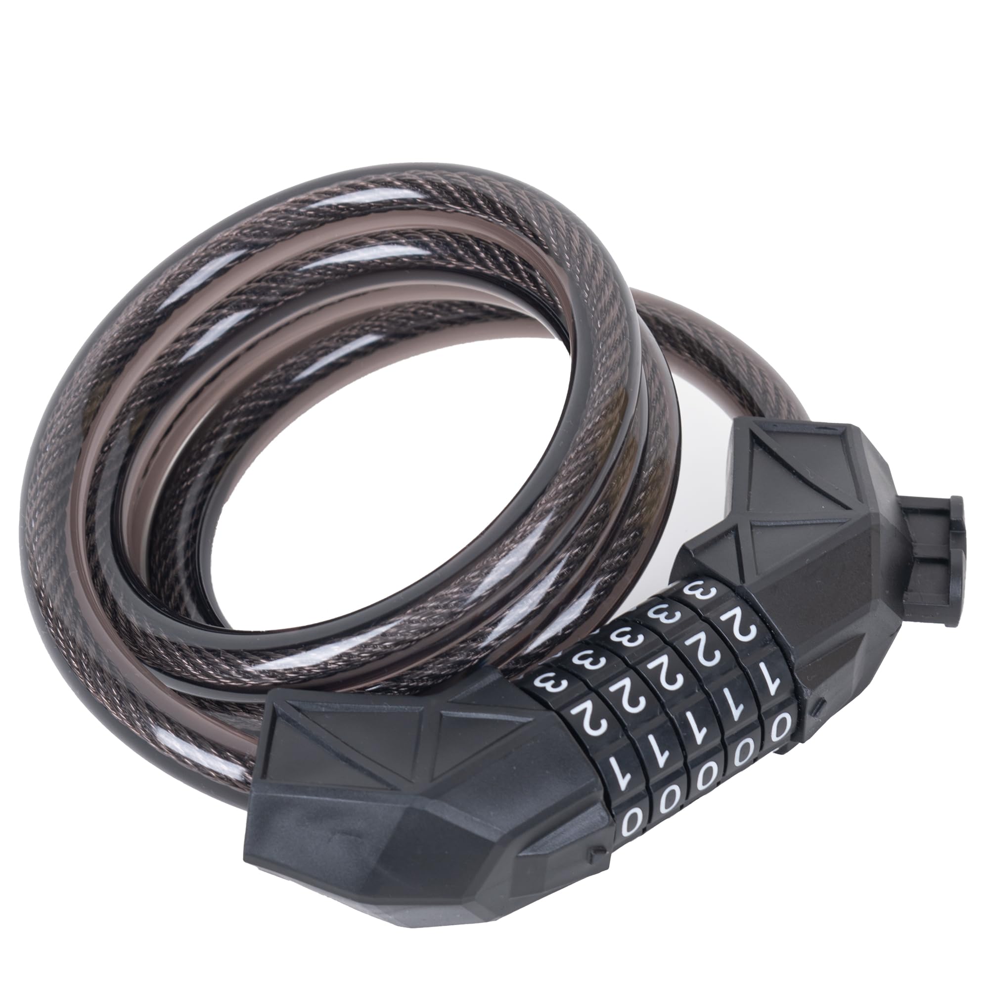4FT Heavy-Duty Combination Cable Lock, 4-Digit Resettable Anti-Theft Bike Lock for Electric Scooters, Bicycles, Motorcycles, Strollers & Outdoor Gear