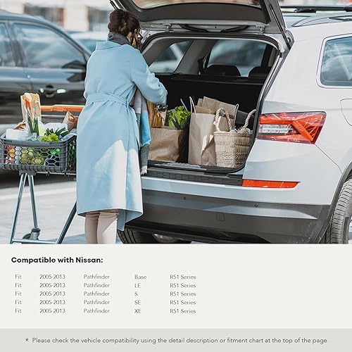 Miniatura 2 de Juego de 4 puntales de soporte de elevación para maletero y ventana trasera para Nissan Pathfinder 2005-2013