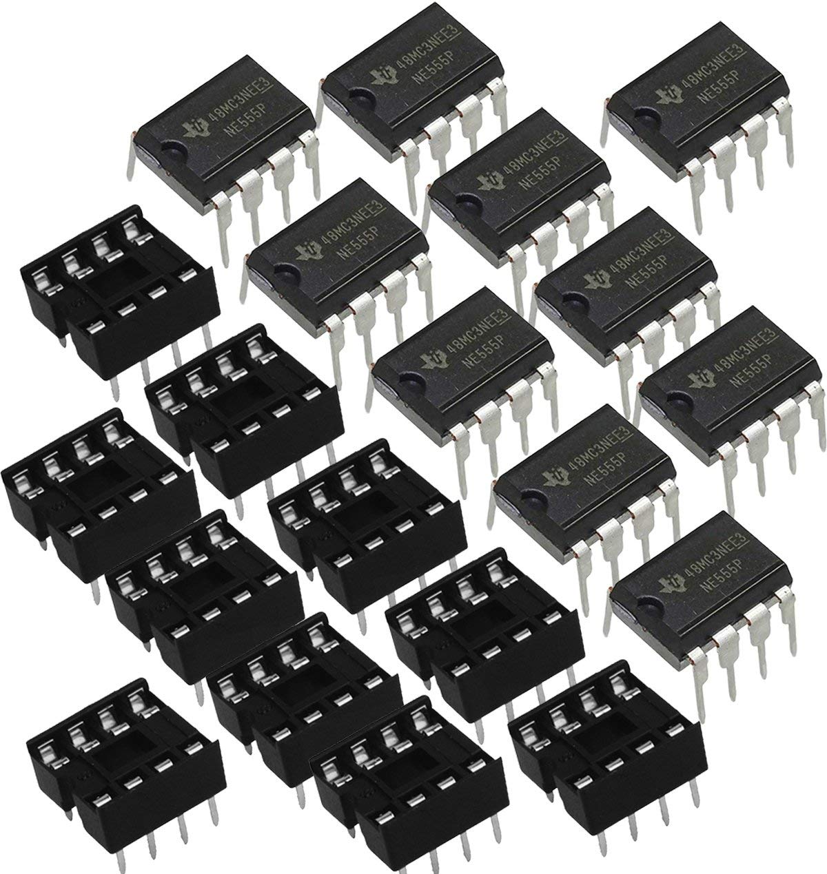 Amazon.co.jp: TEXAS INSTRUMENTS シングル高精度タイマー IC 555 NE555P : DIY・工具・ガーデン