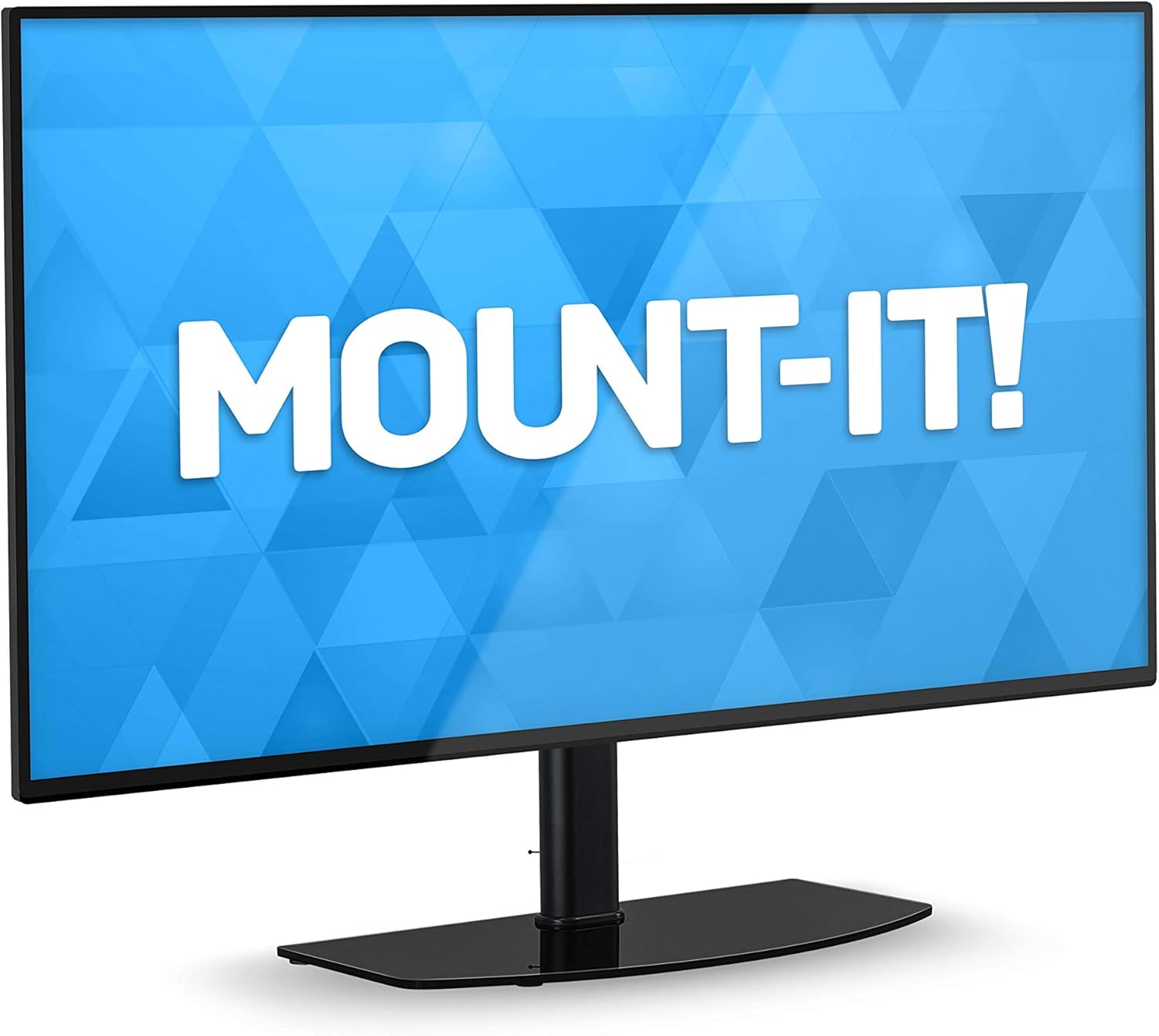 Best Cyber Deals 🔥 Mount-It! Universal Tabletop TV Mount Stand Base with Height Adjustable Flat Screen TV Mount Fits 32 to 60 inch LED LCD televisions (MI-843)