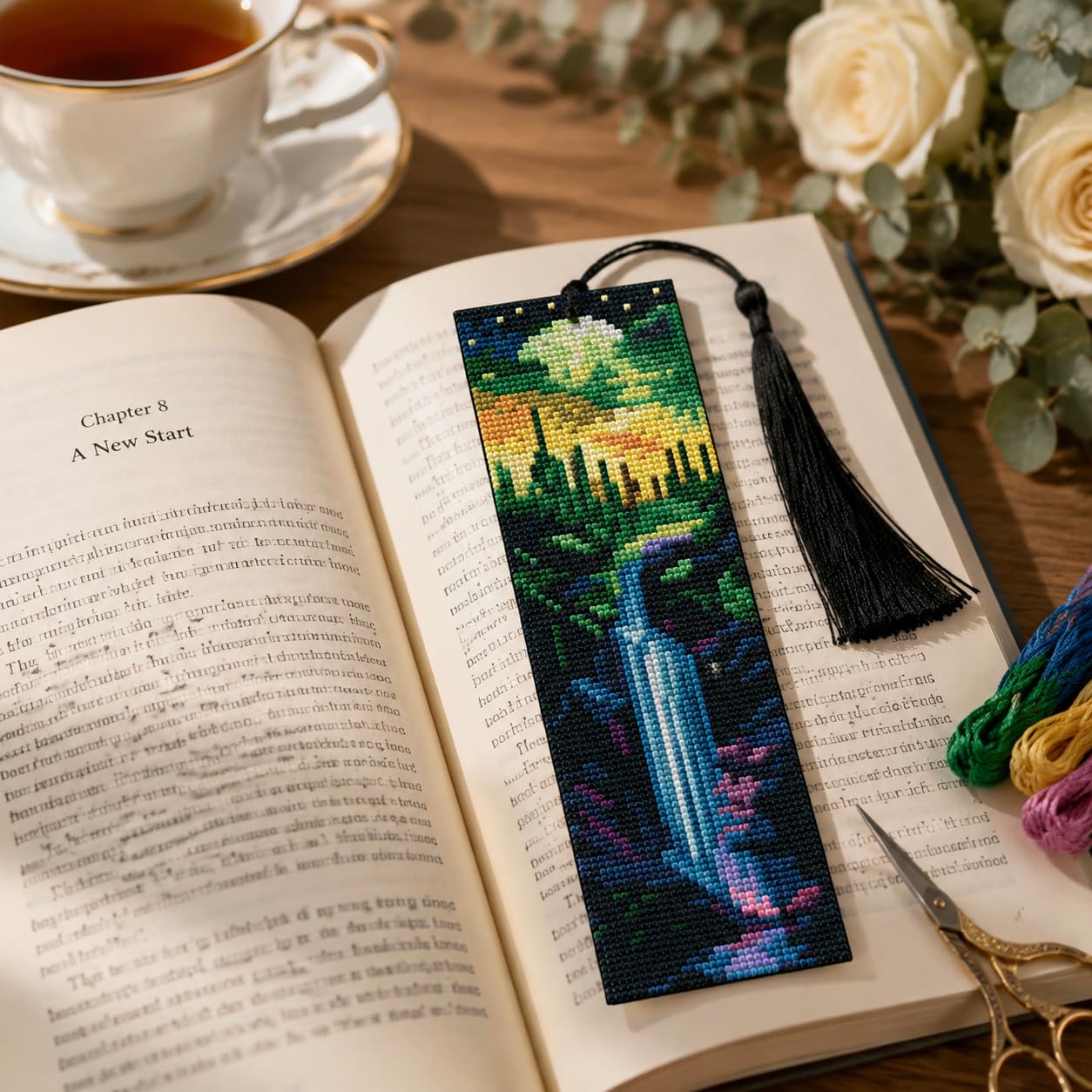 Cross Stitch Bookmark Kit - Beginner Friendly -3