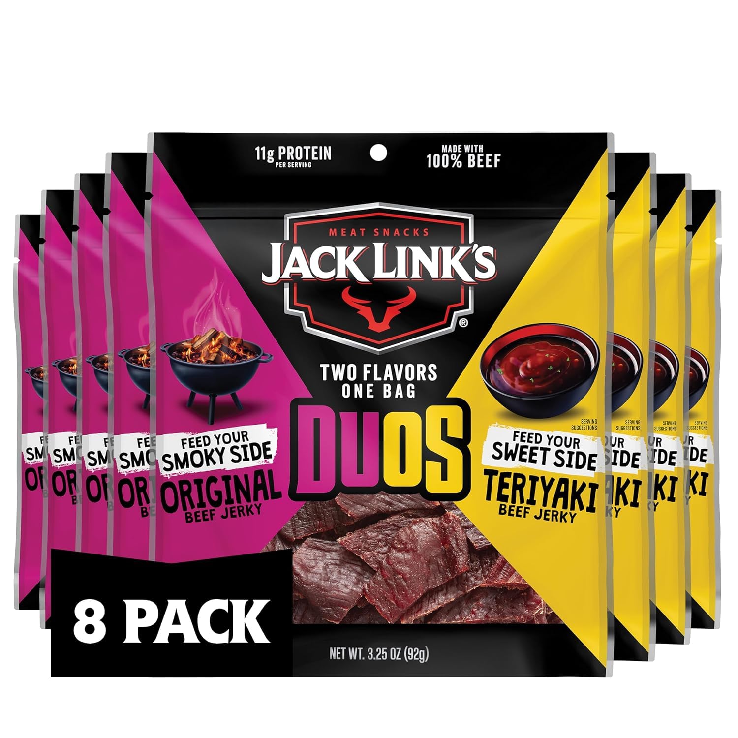 Jack Link's Duos Original/Teriyaki Jerky