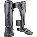 Venum Elite Standup Shin Guards-Grey/Grey - XL