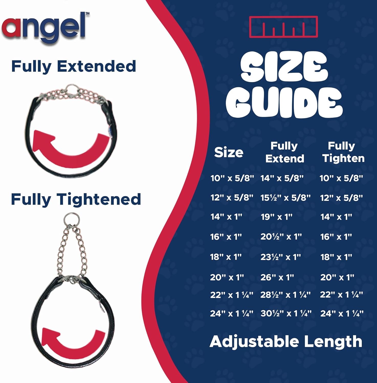 ANGEL Rio, Genuine Leather, Pink Martingale Padded Dog Collar, 22" x 1" (28.5" Fully Extended), 100% Argentinean Cowhide & Stainless Steel. Humane & Trainer Recommended Alternative to Prong & Choke Collars. See Martingale Size Chart for A Perfect Fit