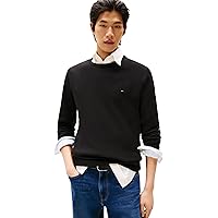 Tommy Hilfiger Uomo Pullover Essential Cotton Crew Neck in Cotone