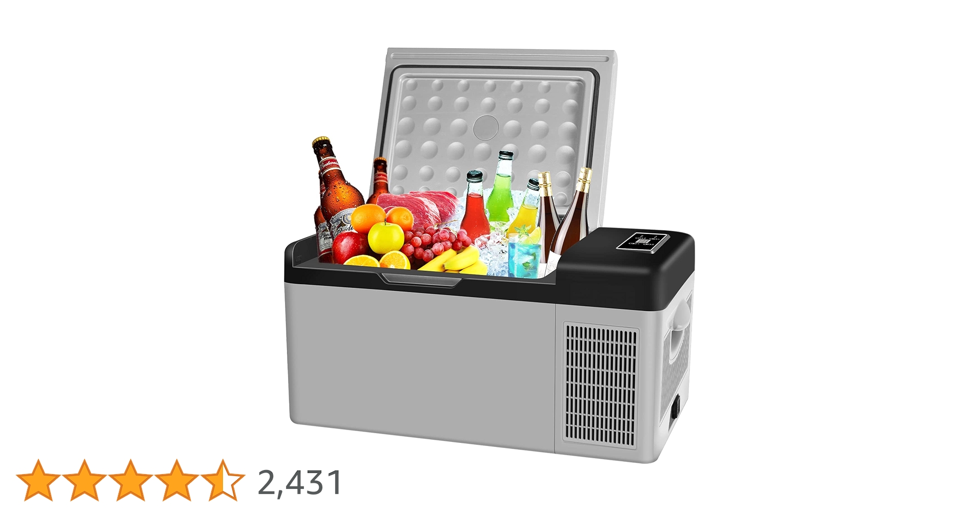 【箱付】Sumeriy製　ポータブル冷蔵庫　車載冷蔵庫　18ℓ Amazon.co.jp: Sumeriy 車載冷蔵庫 18L -20℃～20℃ 急速冷凍 2WAY