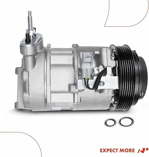 Miniatura 9 de A-Premium Compresor de aire acondicionado con embrague compatible con Dodge Dart 2013 2014 2015 2016, 1.4L 2.0L 2.4L, 6SBU16 Compresor