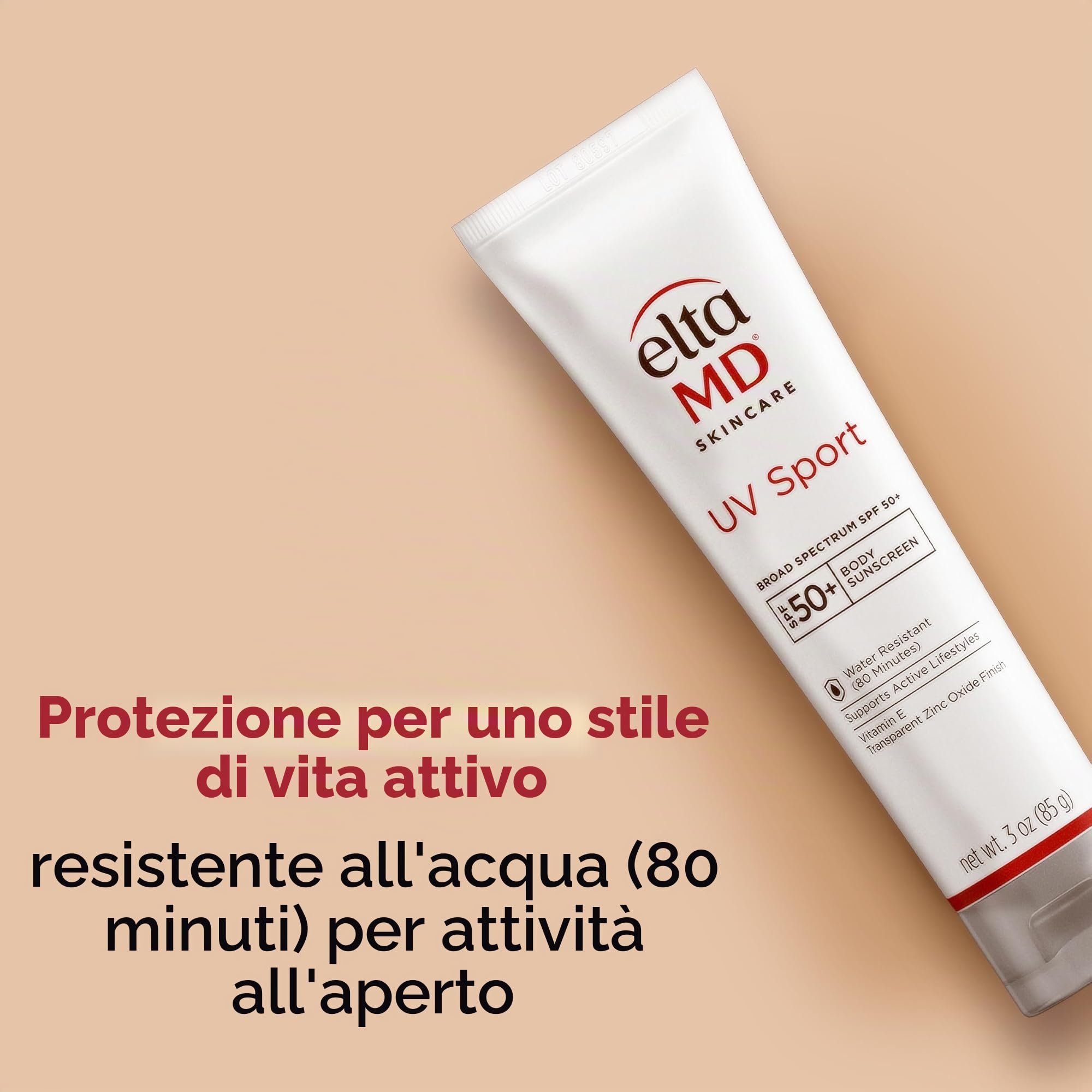 EltaMD SPF 50 UV Sport Water-resistant Sunscreen, 3 Fluid Ounce by SETAF