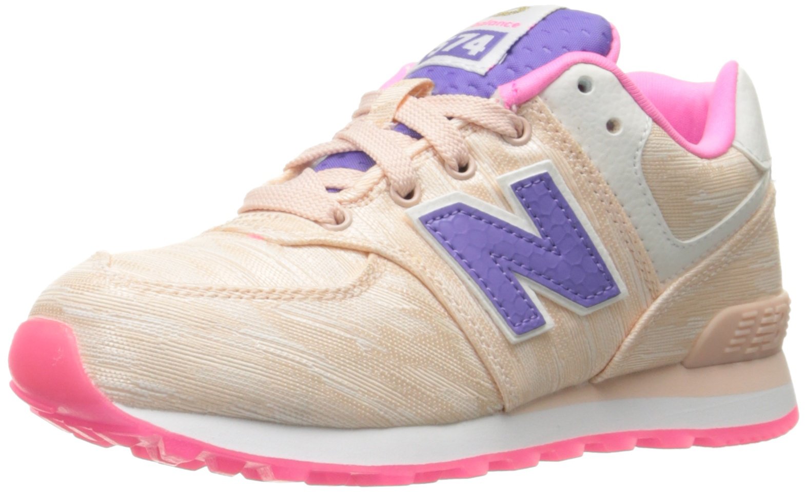New Balance KL574 Pre Lace-Up Running Shoe (Little Kid)
