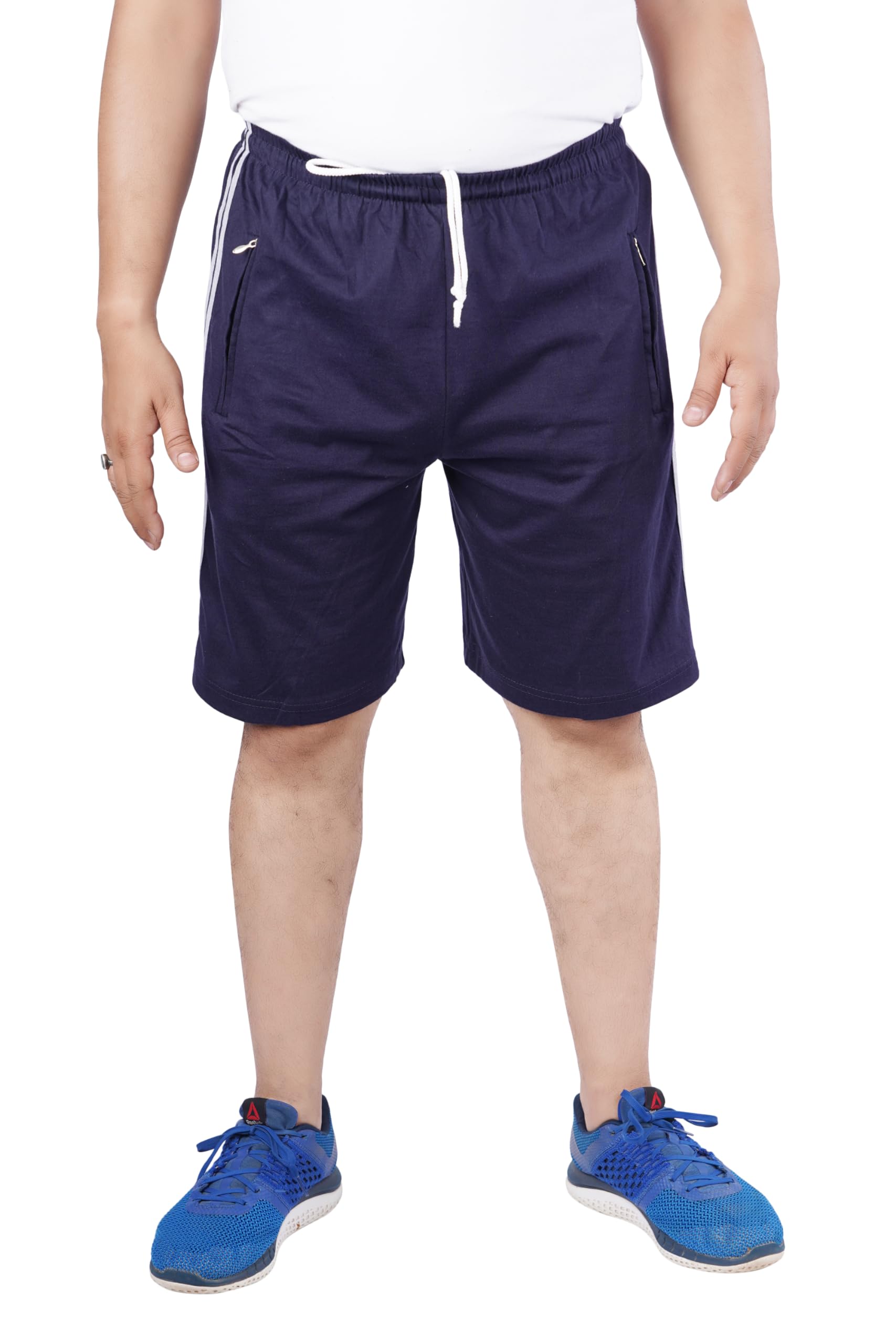 yashasvi Men's Hosiery 2 Side Pockets Drawstring Regular Fit Shorts-picture-29