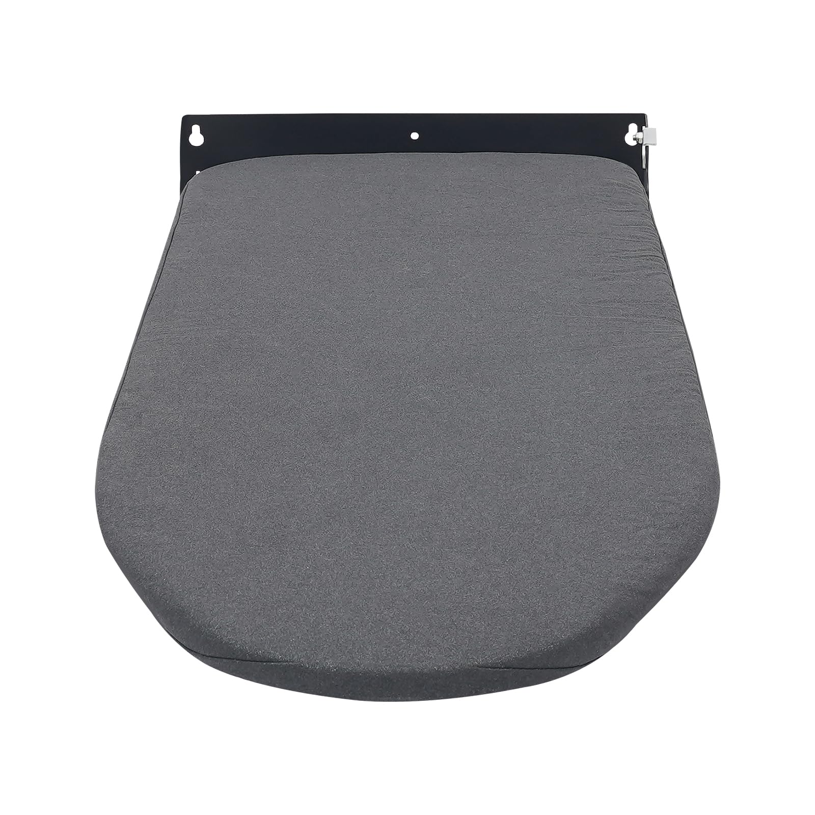 Tabla de planchar montada en la pared, plegable, giratoria 180°, tabla de planchar plegable, ahorra espacio, tabla de planchar para colgar en la pared, ideal para apartamentos pequeños, color negro