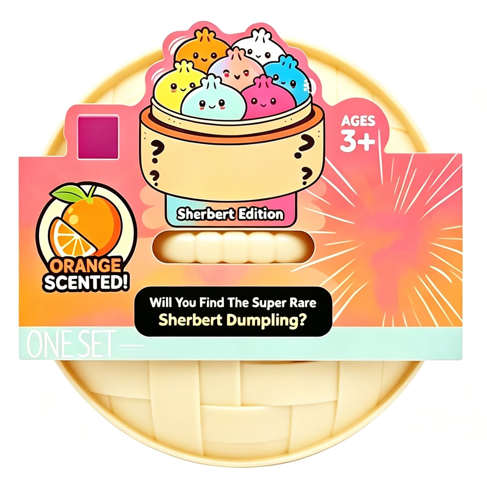 Crazy Fun Viral Squishy, Galaxy Edition, Slow Rise Bao Bun Blind Box Fidget Toy in Steamer, 10cm Sensory Squishy, Find the Rare Galaxy Dumpling, Stress Relief Toy for Teens and Adults