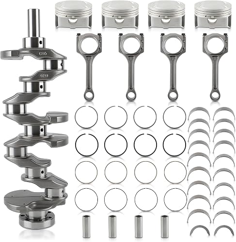 MOTOALL G4KD 2.0L Engine Crankshaft Rods Piston Kit & Bearing Set Fits for Hyund