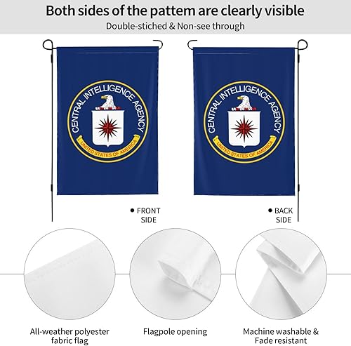 Miniatura 6 de Flag of the U.S. Central Intelligence Agency Garden Flag 28"x40" Inch Double Sided Garden Flags Home Lawn Outdoor Decor Flags Party Banner Welcome