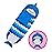 Happy Nappers Pillow & Sleepy Sack- Comfy, Cozy, Compact, Super Soft, Warm, All Season, Sleeping Bag with Pillow- Blue Shark (Medium- 54 x 20)