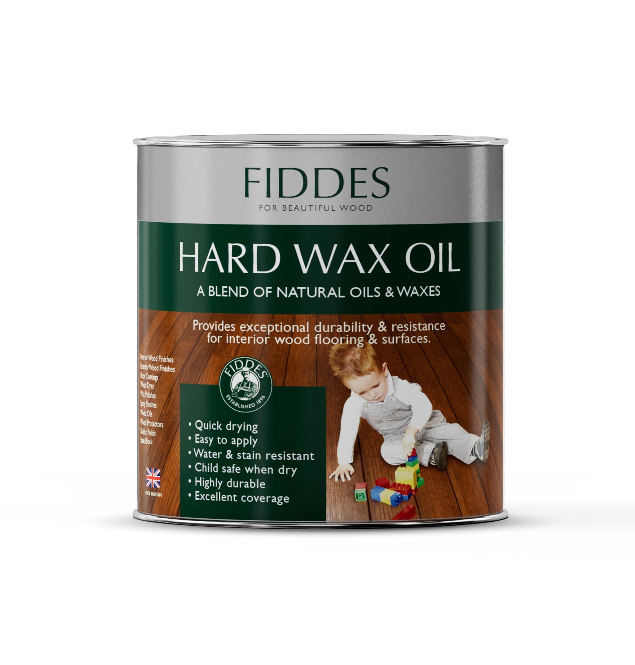 Fiddes & Son Ltd Antique Fiddes Satin Finish Hard Wax Oil 250 Ml,