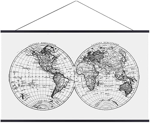 Landmass Marco magnético para póster de 36 pulgadas de ancho, para colgar en la pared, marco de madera para pósteres, impresiones, fotos, fotos y