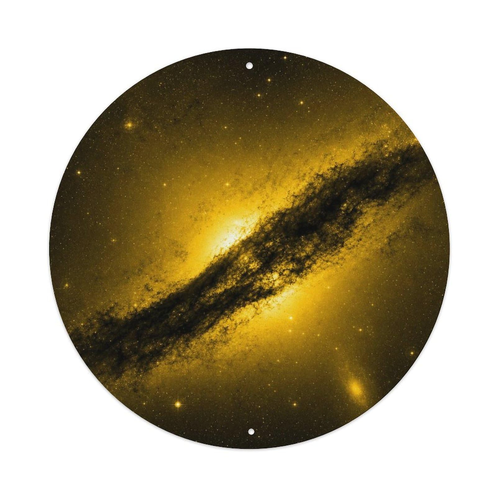 Odgynaw 8X8inch(20X20cm) Orbit Study Centaurus A Galaxy Deep Space Cosmic Survey Metal Tin Sign