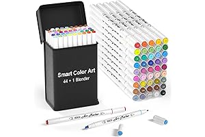 illy markers, 44 Artt Markers, 1 Blender, 45 Pack Highlighters for Kids & Adults