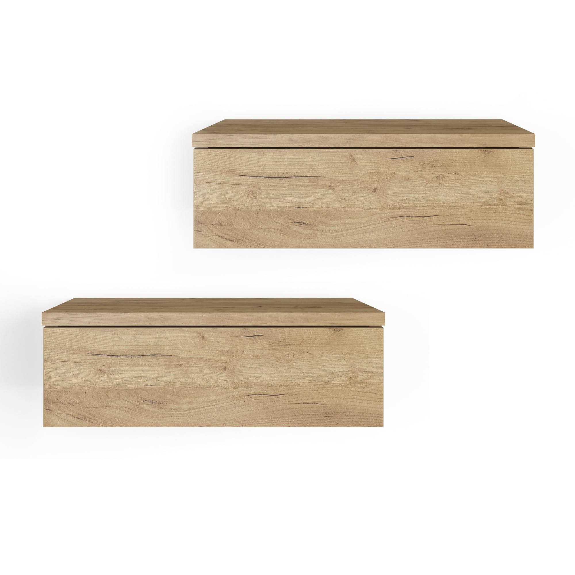 komto table de chevet suspendue lot de