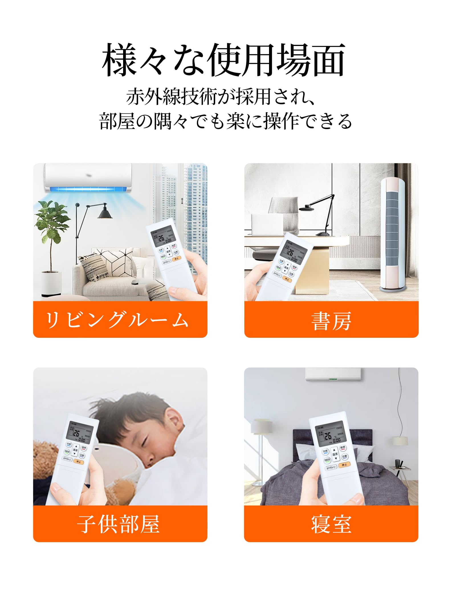 Amazon.co.jp: AHTHA AR-RFC2J エアコンリモコン for Fujitsu 富士通