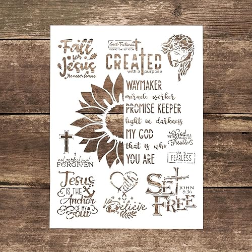 Plantilla decorativa de bricolaje para pintar sobre lienzo, muebles de madera, papel para manualidades (tamaño A4)