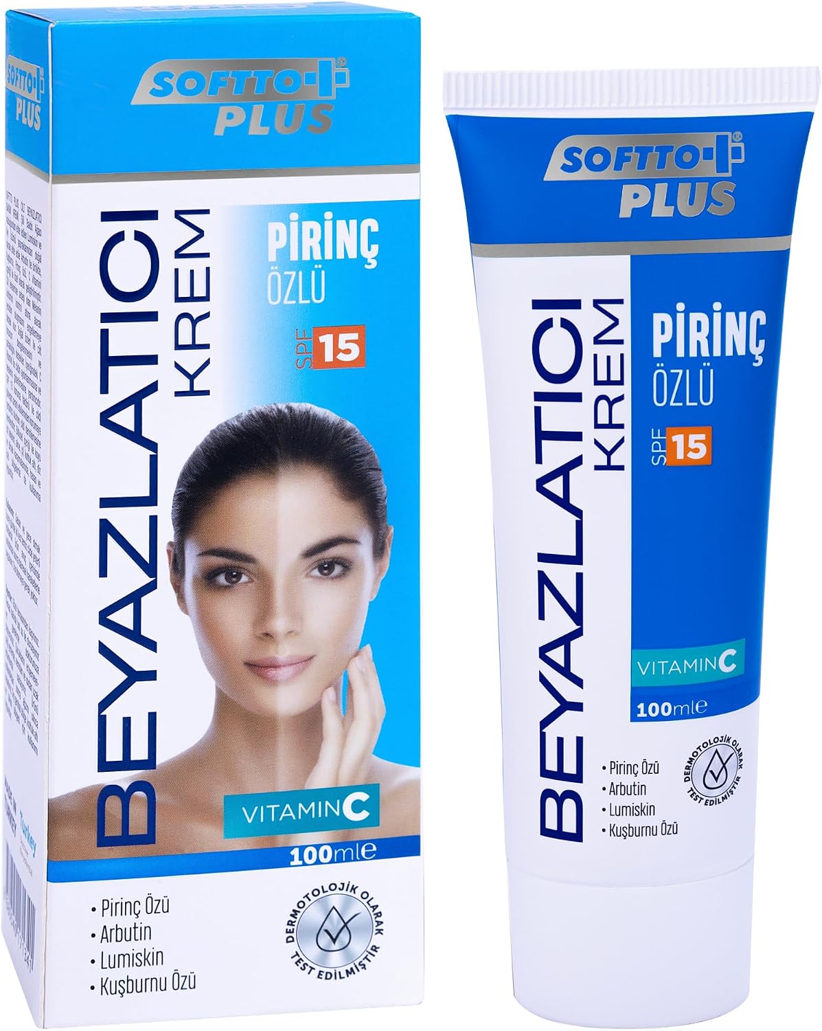 SOFTTO PLUS PİRİNÇ ÖZLÜ BEYAZLATICI KREM 100 ML
