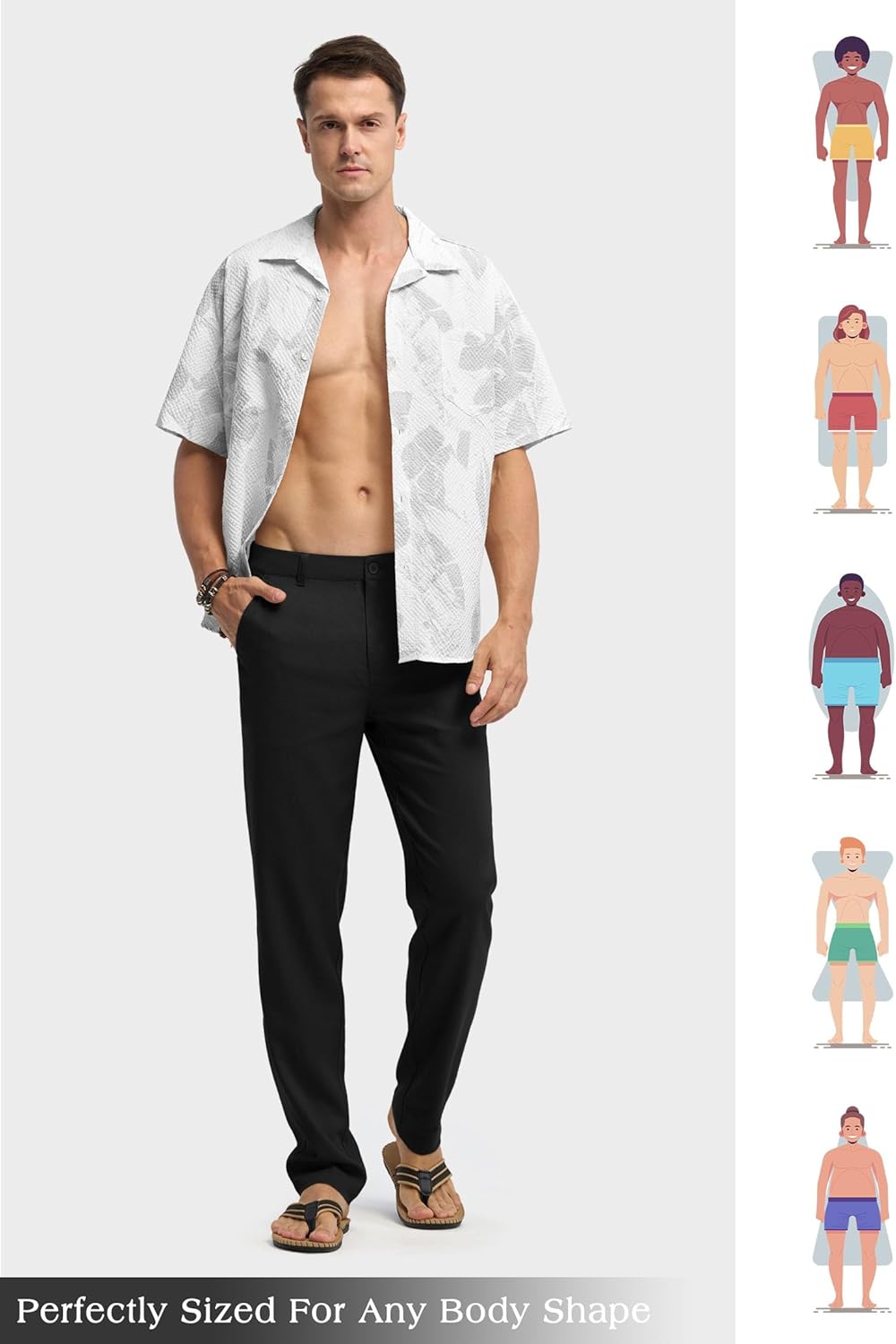 Willit Men's Linen Pants Casual Linen Dress Pants Beach Summer Lightweight Trousers 28" 30" 32" - Image 6