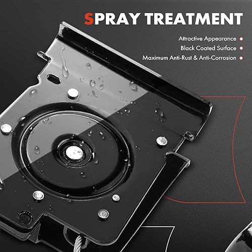 Miniatura 4 de A-Premium Cabrestante de rueda de soporte de elevación de neumáticos de repuesto compatible con Ford F-150 2004-2014 Lincoln Mark LT 2006-2008 Truck