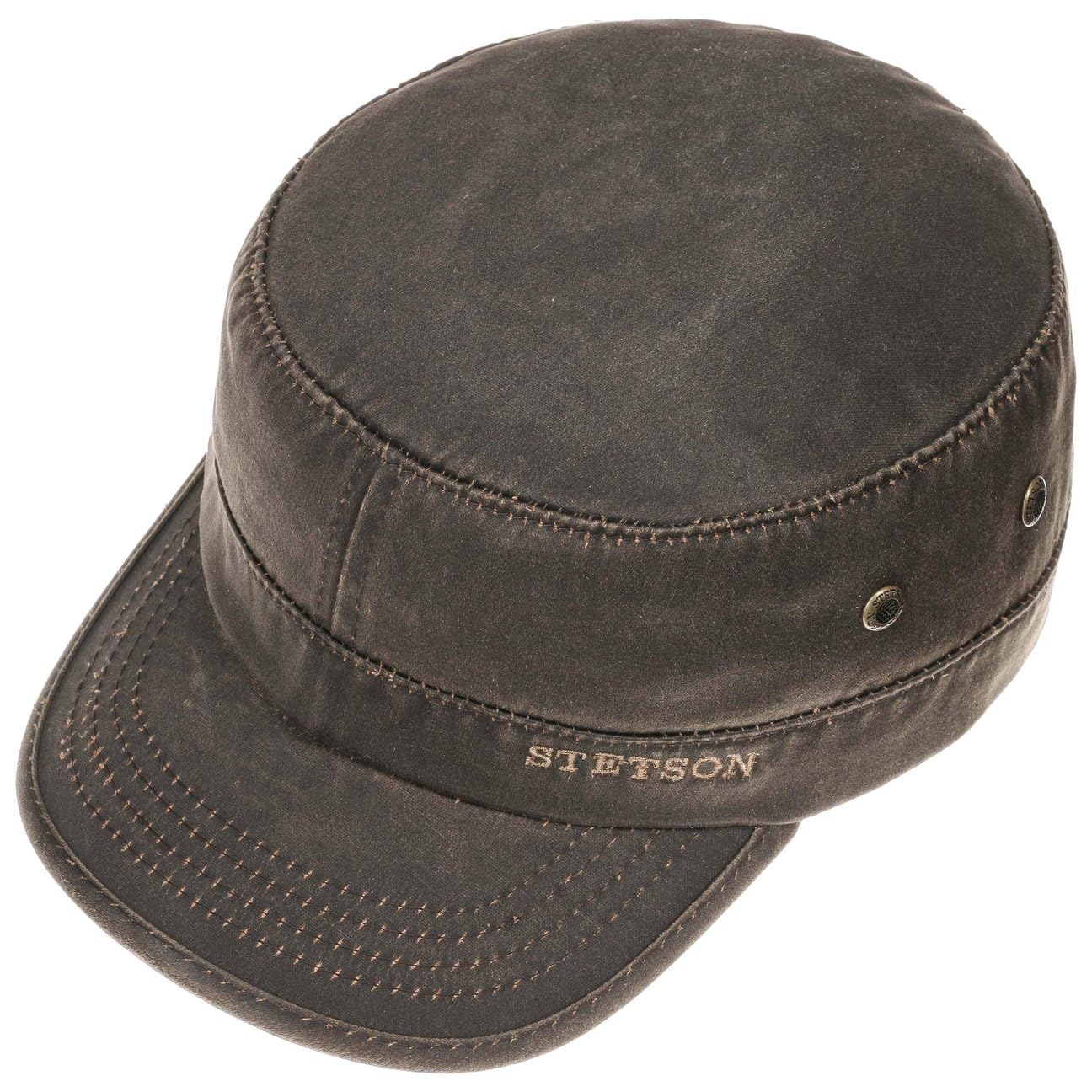 Stetson Datto Armycap Stoffcap Oilskin UV Schutz 40 Herren Sommer Winter