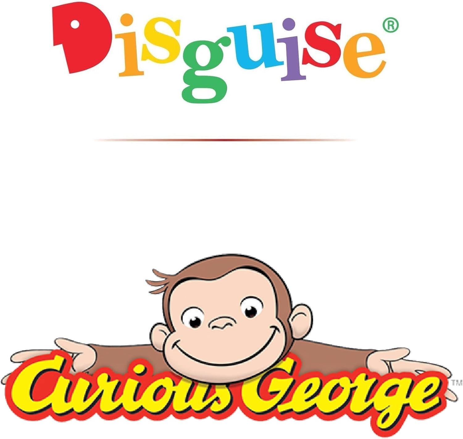 Disguise Curious George Costume for Kids, Official Curious George Costume, Toddler Size Small (2T)