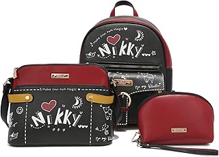 Nikky Nikky Love 3 Piece Set: BACKPACK, SHOULDER BAG, AND WASHBAG (NK12501)