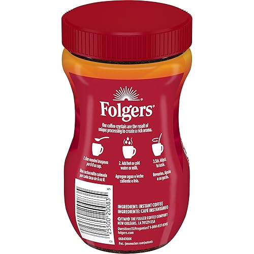 Miniatura 17 de Folgers Café instantáneo descafeinado