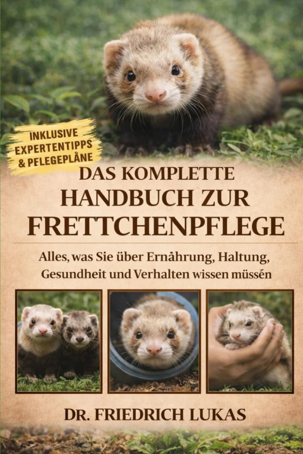 DAS KOMPLETTE HANDBUCH ZUR FRETTCHENPFLEGE OK: Alles, was Sie über Ernährung, Haltung, Gesundheit und Verhalten wissen müssen
