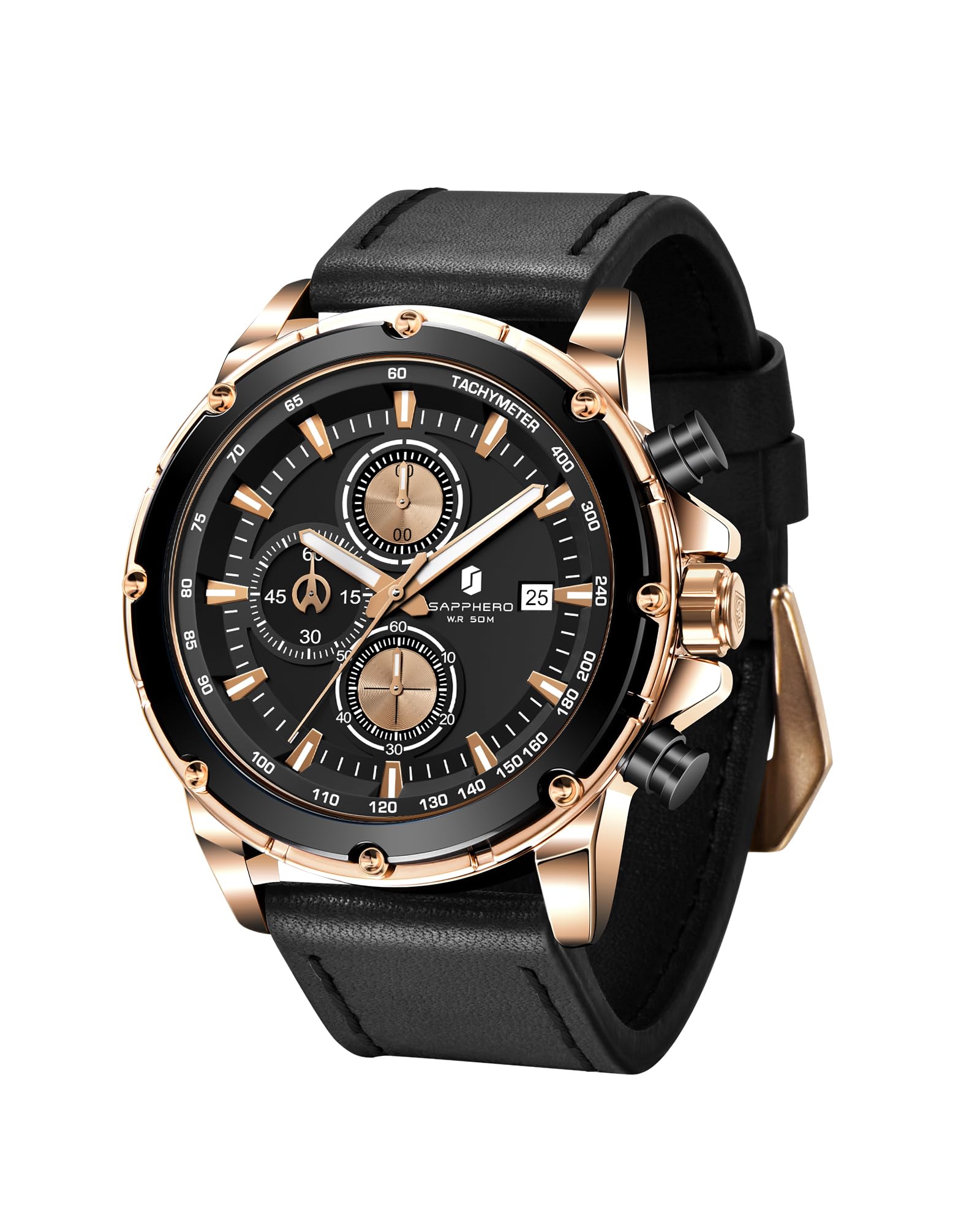 by BENYAR Montre Homme Montres Bracelet pour Homme chronographe étanche