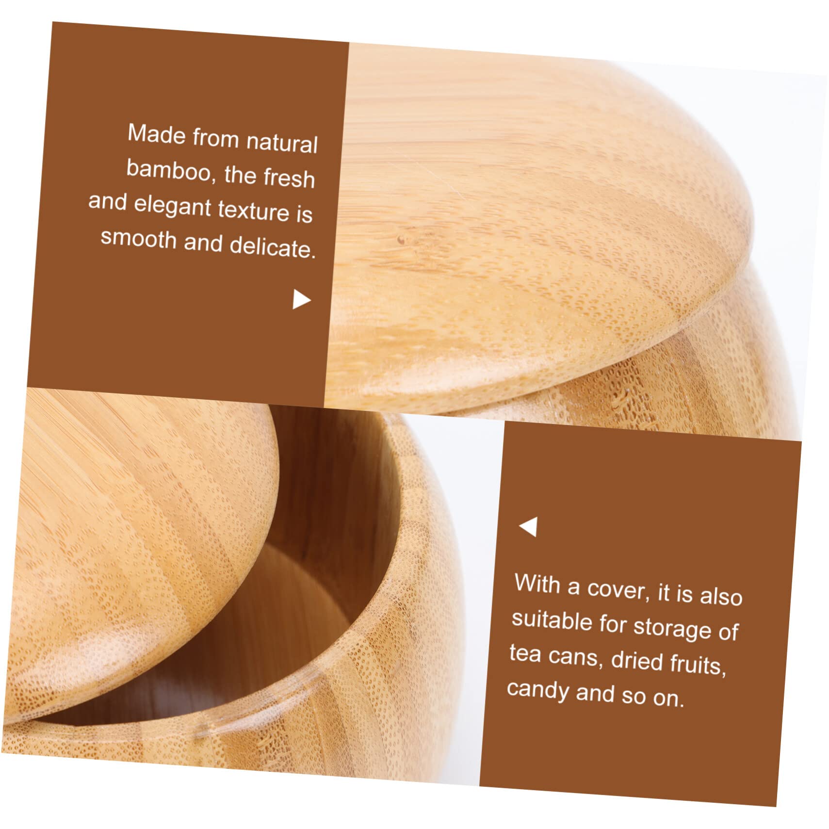 Contenedor de almacenamiento de ajedrez 1 par Go Jar Go Elementos de juego Cuenco de almacenamiento Madera caqui Backgammon Bambú Go Bowl Go Game