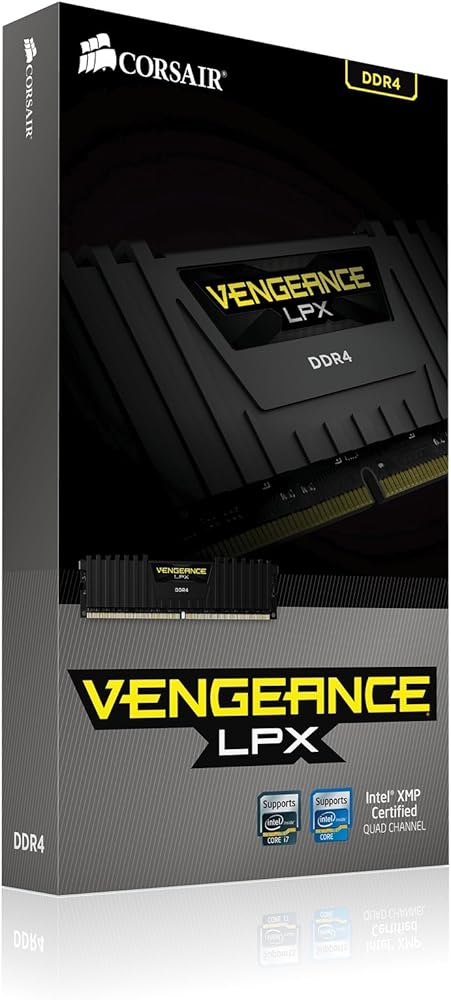 Corsair Vengeance LPX 32GB (4x8GB) DDR4 3000 (PC4-24000) C16 1.35V Desktop memory  PC memory - View 1