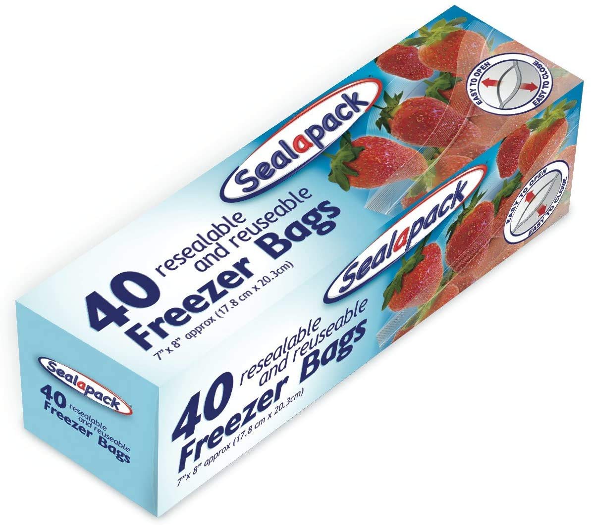 Sealapack 3 x Freezer Bags 40pk 178 x 203mm