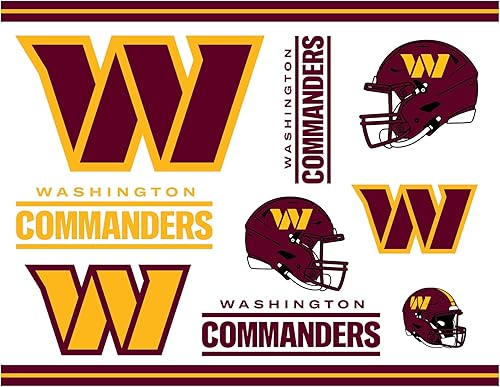 Miniatura 216 de Rico Industries NFL - Vaso de fútbol americano de doble pared, 16 onzas, tapa W