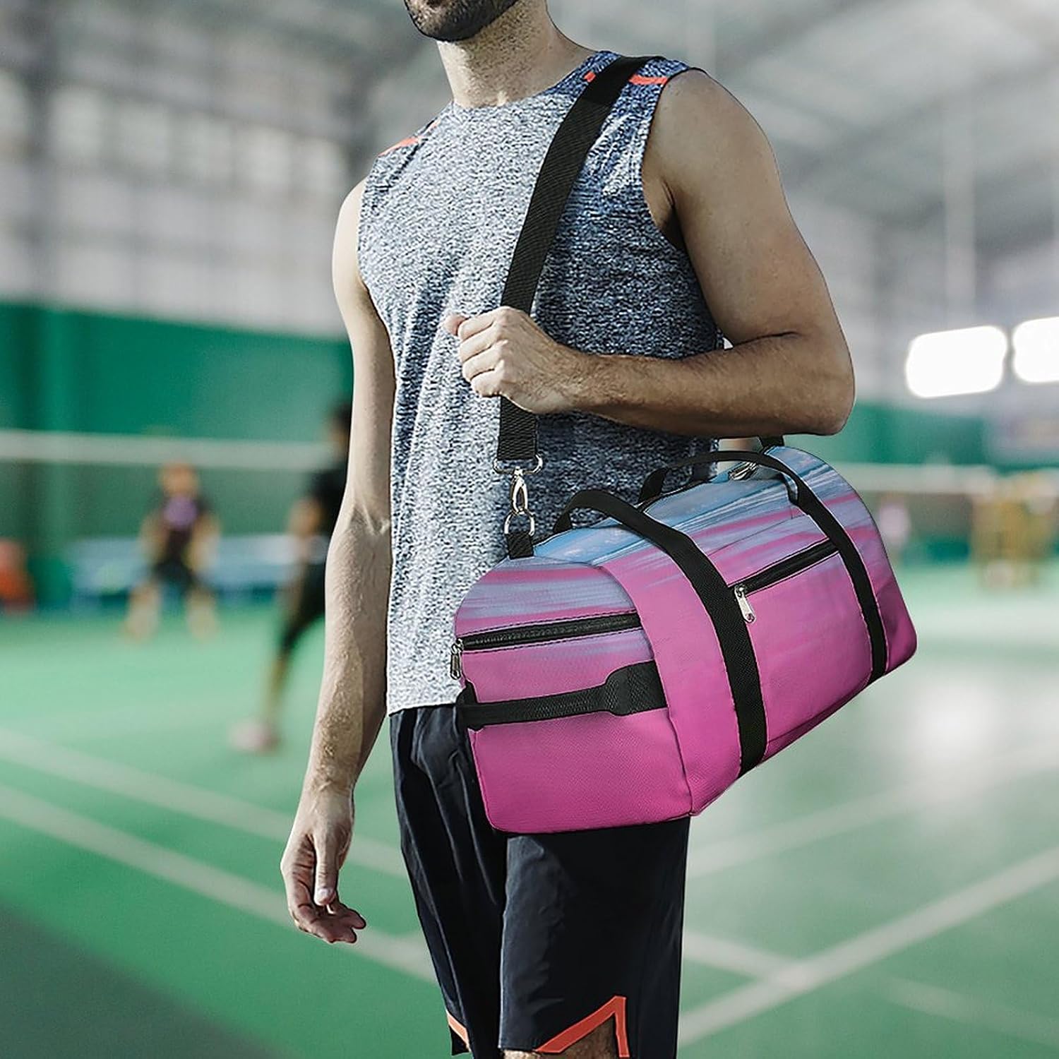 Gym Bag for Men Travel Duffle Bag Beach Tote Bag Weekender Duffel Bag Weekender Bag for Sports