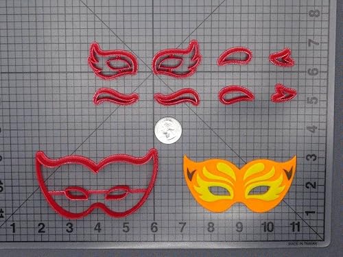 Miniatura 2 de Máscara de mascarada 266-F303 - Juego de cortador de galletas