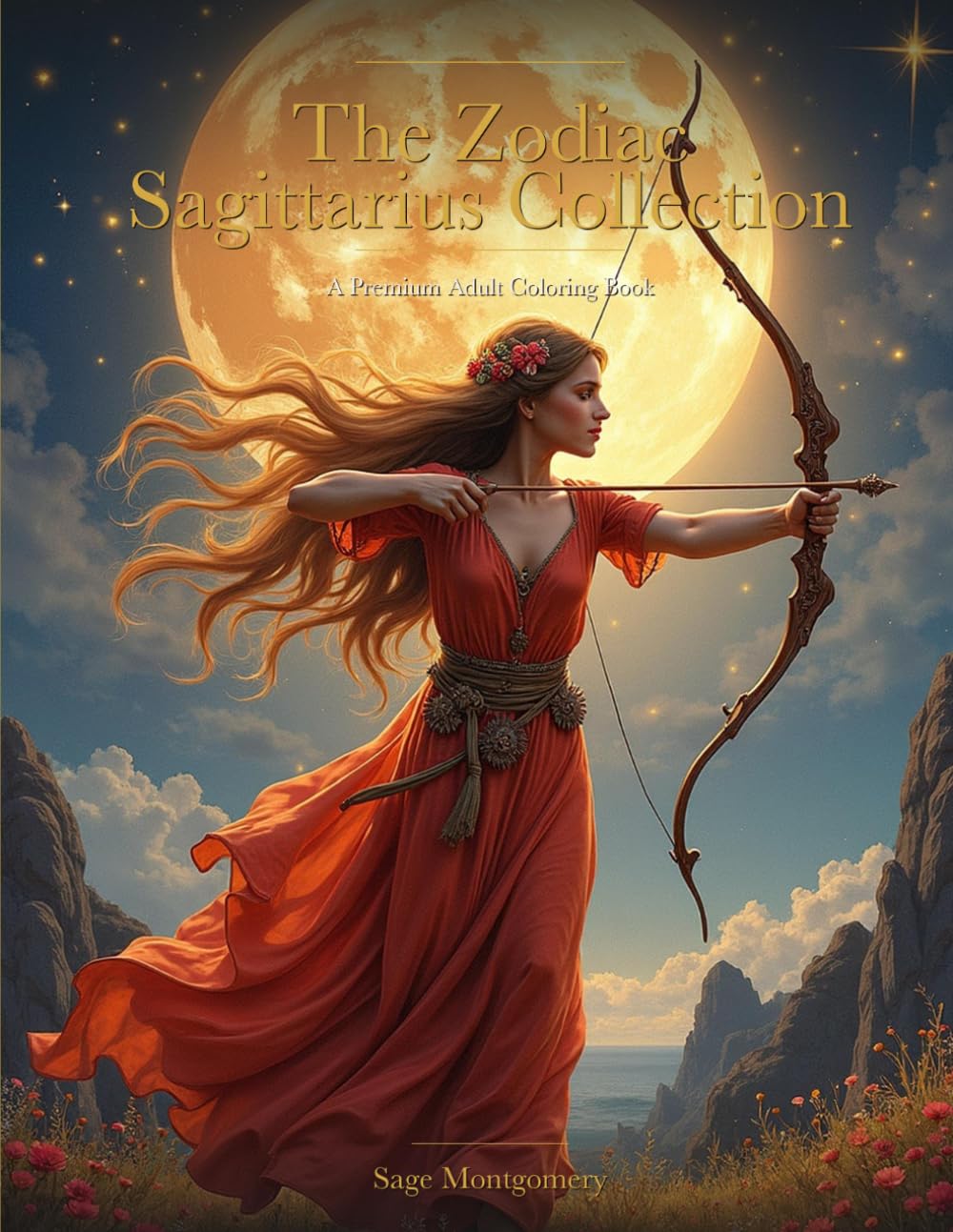 The Zodiac Sagittarius Collection: A Premium Adult Coloring Book
